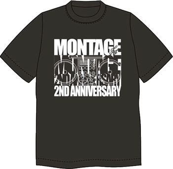 MONTAGE "2ND ANNIVERSARY" T-shirt